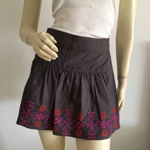 American eagle embroidered Mini Skirt